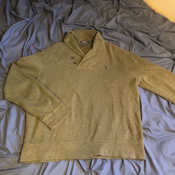 Polo Ralph Lauren Estate Rib Button Pullover Sweater - Picture 3 of 4